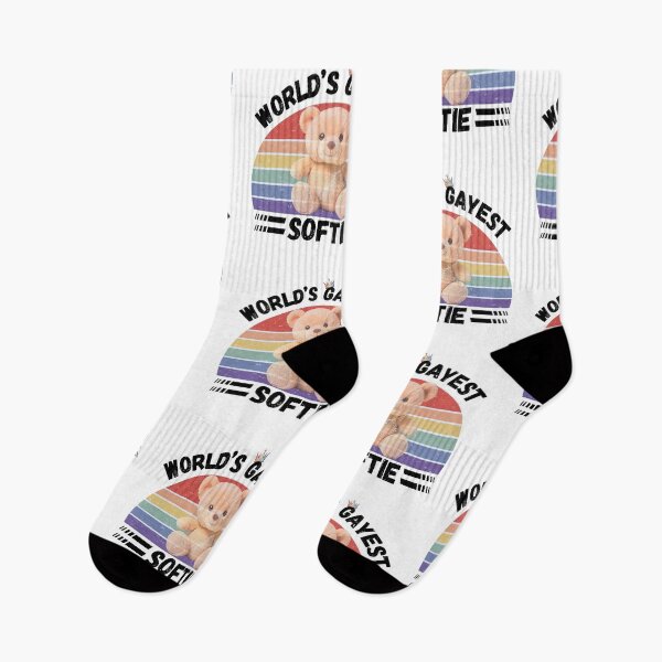 Item preview, World’s Gayest Softie designed and sold by Rainbow-Nation.