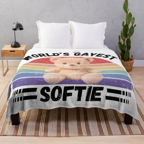 Item preview, World’s Gayest Softie designed and sold by Rainbow-Nation.