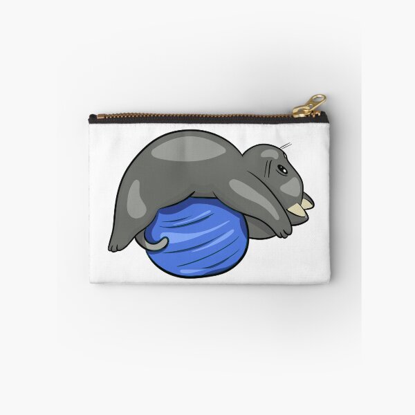 Item preview, Monday Motivation: Lazy Yoga Cat on Blue Fitness Ball designed and sold by LYAN-STORE.