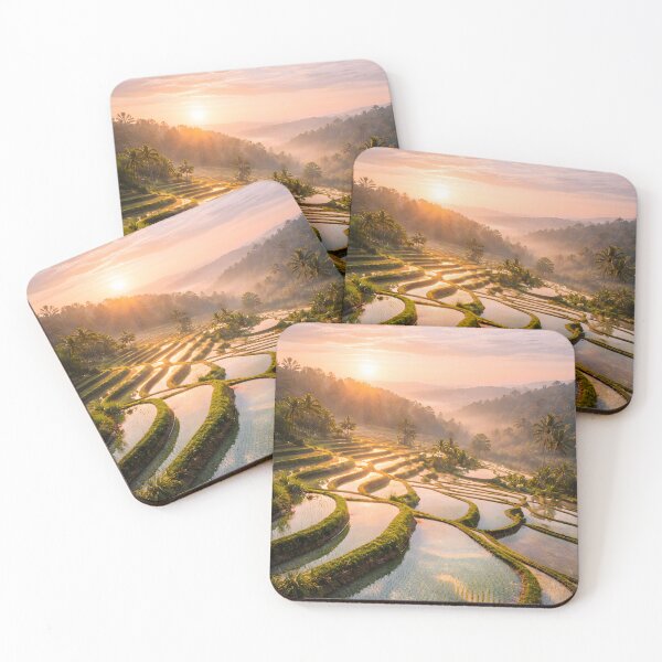 Item preview, Golden Rice Terraces at Sunrise designed and sold by Yomere.