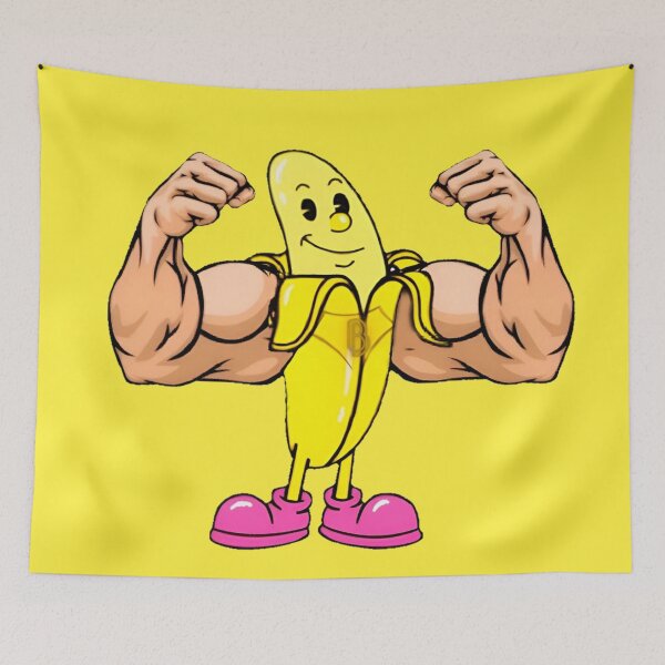 Item preview, Funny Banana Bodybuilder designed and sold by Nikshax.