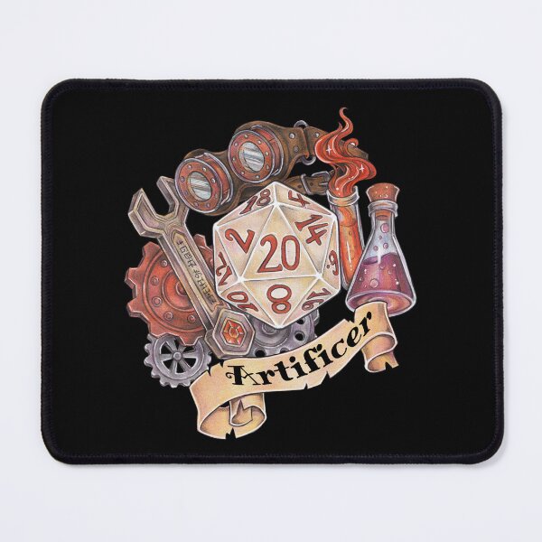 Item preview, Role-playing game tabletop D20 dice gift Artificer designed and sold by ZadzeneaArt.