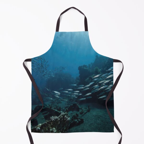 Item preview, Vibrant Reef Fish Swarm designed and sold by Nice Vibes Prints.