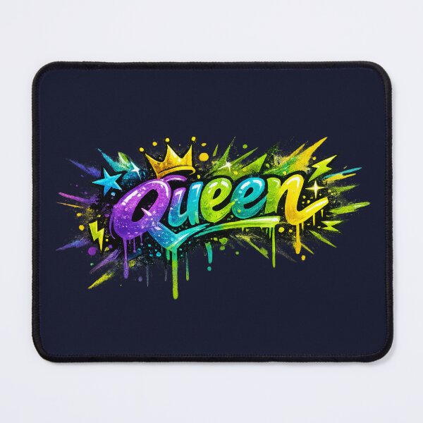 Item preview, Girly Graffiti Queen Lettering designed and sold by Ivy-Triggs.