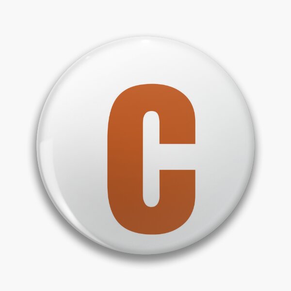 Item preview, Bold Letter C – Minimalist Monogram Design in Vibrant Orange designed and sold by AaronStone1898.