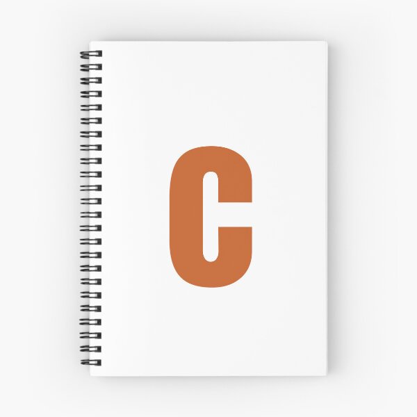 Item preview, Bold Letter C – Minimalist Monogram Design in Vibrant Orange designed and sold by AaronStone1898.