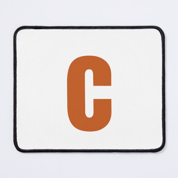 Item preview, Bold Letter C – Minimalist Monogram Design in Vibrant Orange designed and sold by AaronStone1898.