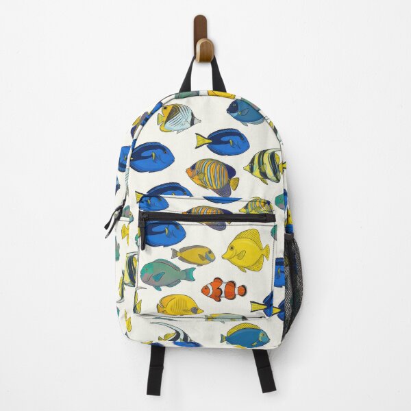 Item preview, Colorful Reef Fish Pattern designed and sold by Nice Vibes Prints.