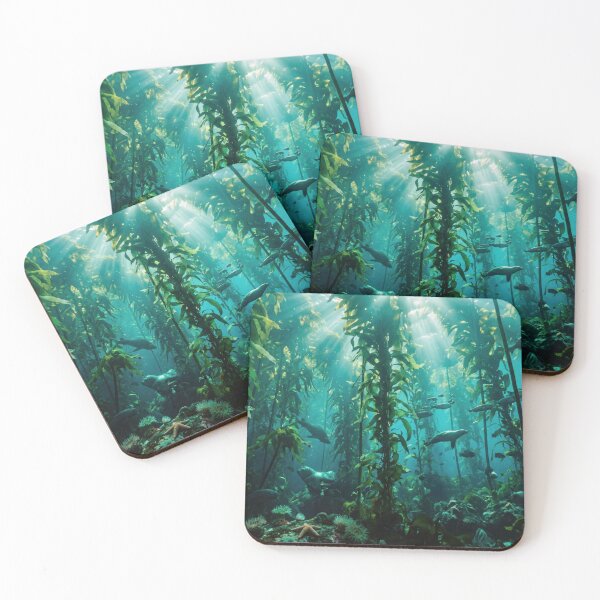 Item preview, Underwater Kelp Forest designed and sold by Nice Vibes Prints.
