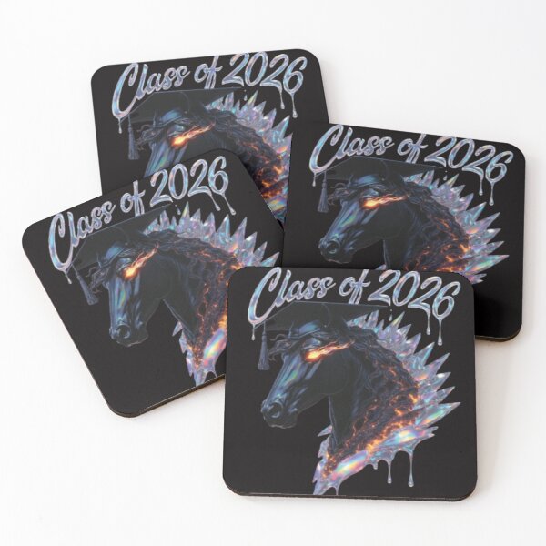 Item preview, Class of 2026 Dark Horse Graduation – Iridescent Fantasy Graduate Design designed and sold by ZChrome.