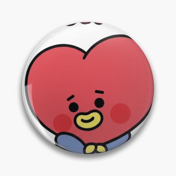 Item preview, Tata Heart Character – K-Pop Fan Art Inspired designed and sold by Carolina Carvajal.