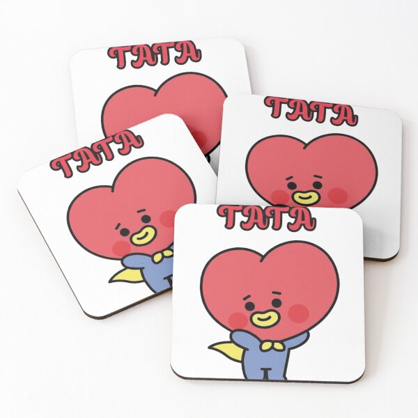 Item preview, Tata Heart Character – K-Pop Fan Art Inspired designed and sold by Carolina Carvajal.