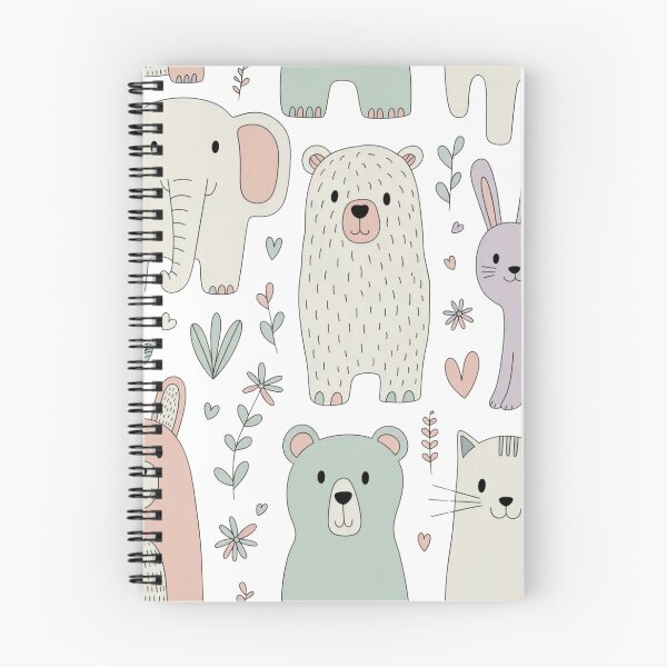 Item preview, Lindo patrón de animales del bosque en tonos pastel para guardería designed and sold by Happy'CLICK'.