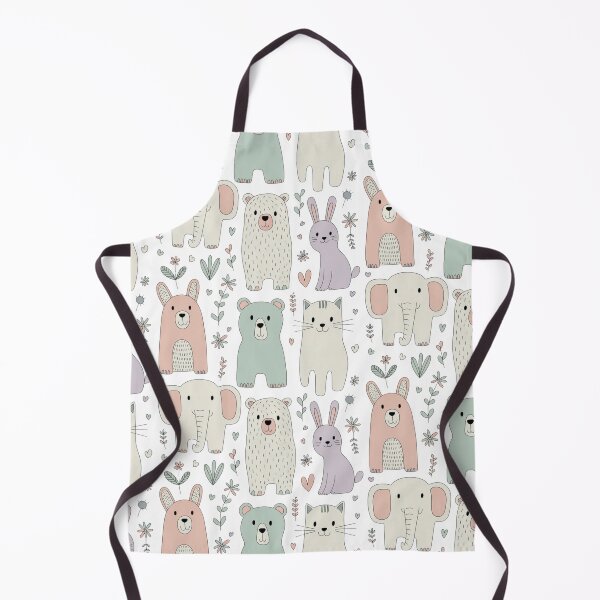 Item preview, Cute Pastel Woodland Animals Nursery Pattern designed and sold by Happy'CLICK'.