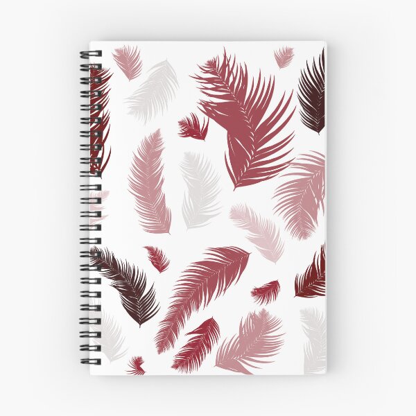 Item preview, Dusty Rose & Burgundy Boho Feathers - Aesthetic Whimsical Pattern designed and sold by LYAN-STORE.