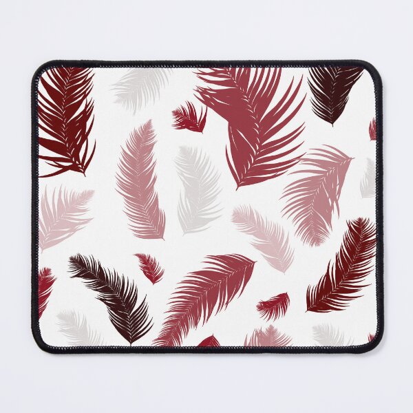 Item preview, Dusty Rose & Burgundy Boho Feathers - Aesthetic Whimsical Pattern designed and sold by LYAN-STORE.
