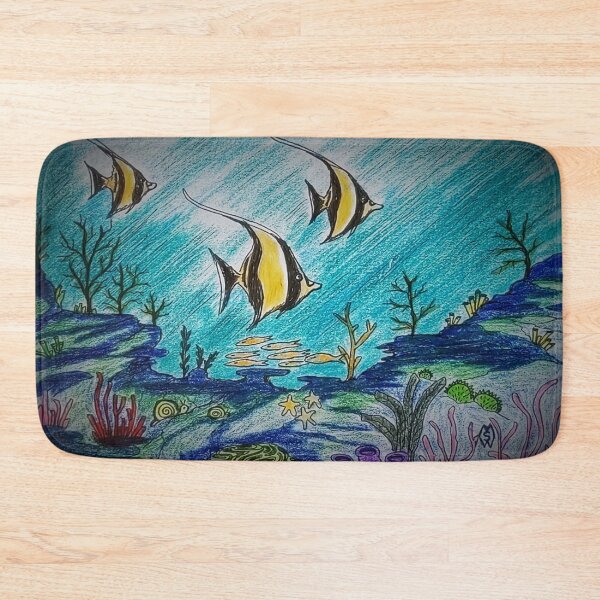 Item preview, Moorish idols in the coral reef designed and sold by Matt Starr Fine Art .