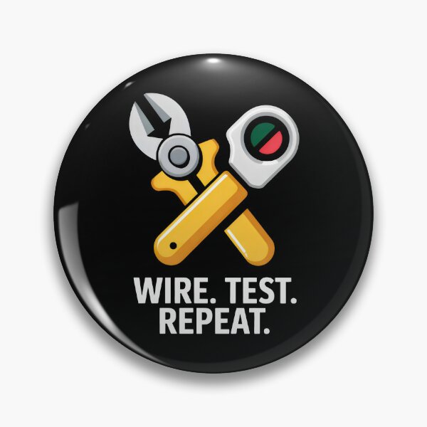 Item preview, Wire Test Repeat Tool Icon designed and sold by SplashTastic.