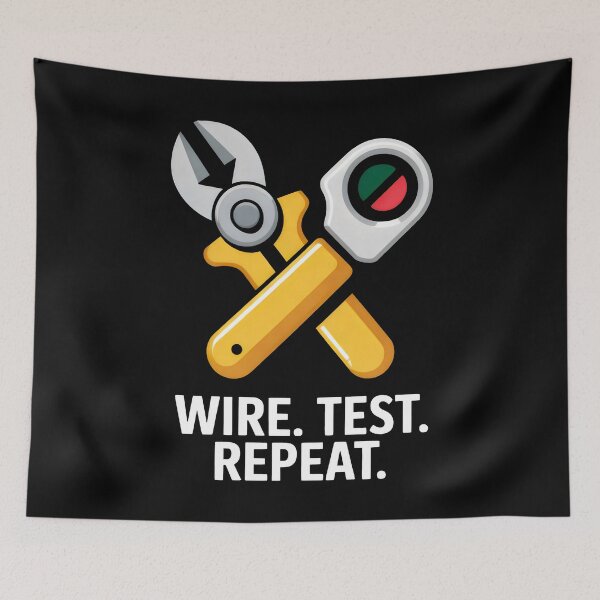Item preview, Wire Test Repeat Tool Icon designed and sold by SplashTastic.