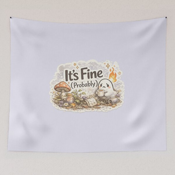 Item preview, It's Fine (Probably) designed and sold by DesignShopAD.