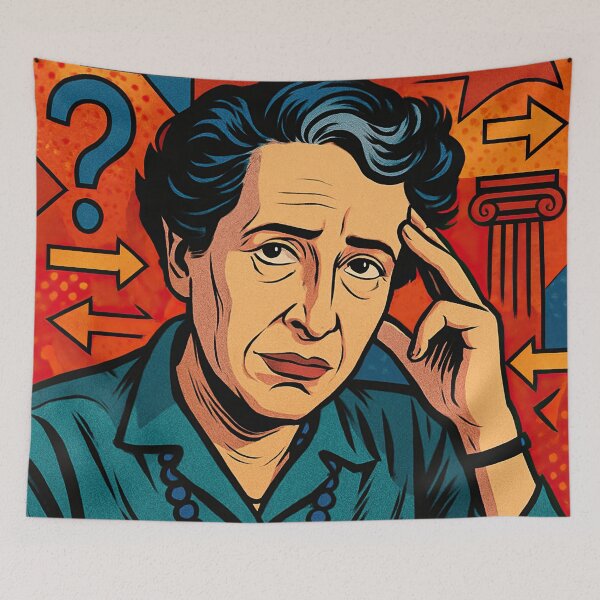 Item preview, Hannah Arendt | Comics stylCartoone -  designed and sold by ComicsFactory.
