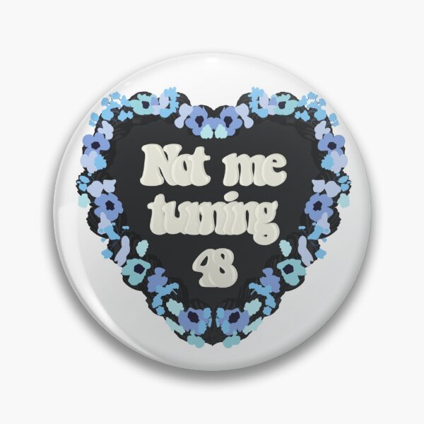 Item preview, Not Me Turning 48 Love Heart Birthday Cake designed and sold by FreeOrca.
