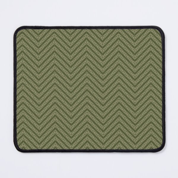 Item preview, Horizontal Herringbone Zigzag. Dark green version designed and sold by Alex Blud.