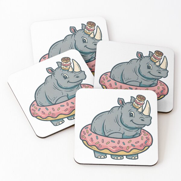 Item preview, Donut Floatie Rhino Unicorn designed and sold by dreephic22.