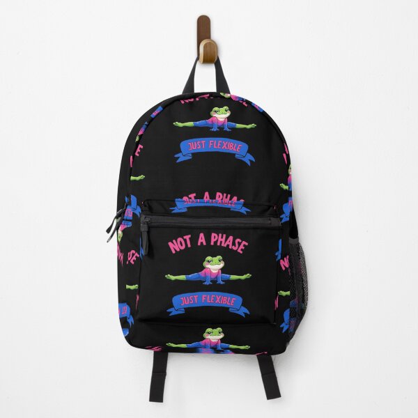 Item preview, Not A Phase, Just Flexible Bisexual Joke In Black designed and sold by Rainbow-Nation.
