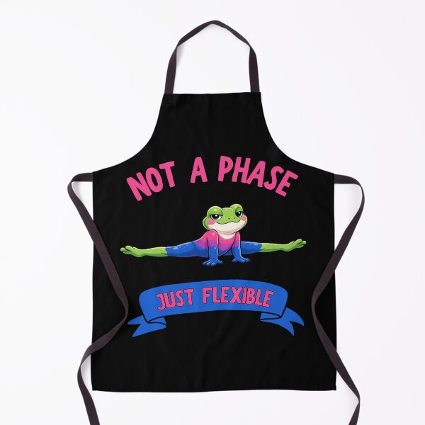 Item preview, Not A Phase, Just Flexible Bisexual Joke In Black designed and sold by Rainbow-Nation.