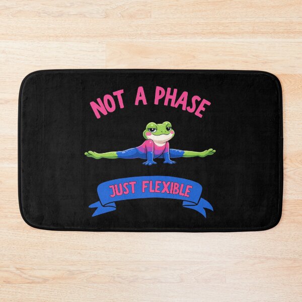 Item preview, Not A Phase, Just Flexible Bisexual Joke In Black designed and sold by Rainbow-Nation.