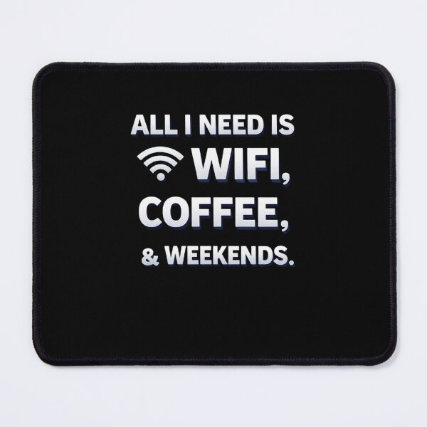 Item preview, No Wi-Fi No Life – Minimalist Tech Humor Design designed and sold by Timeless Junction.
