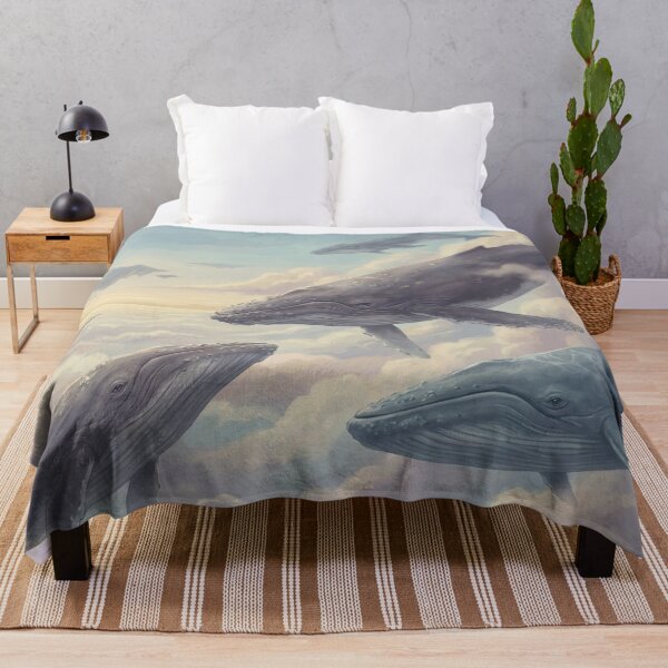 Item preview, Whales Swimming Through the Sky designed and sold by Nice Vibes Prints.