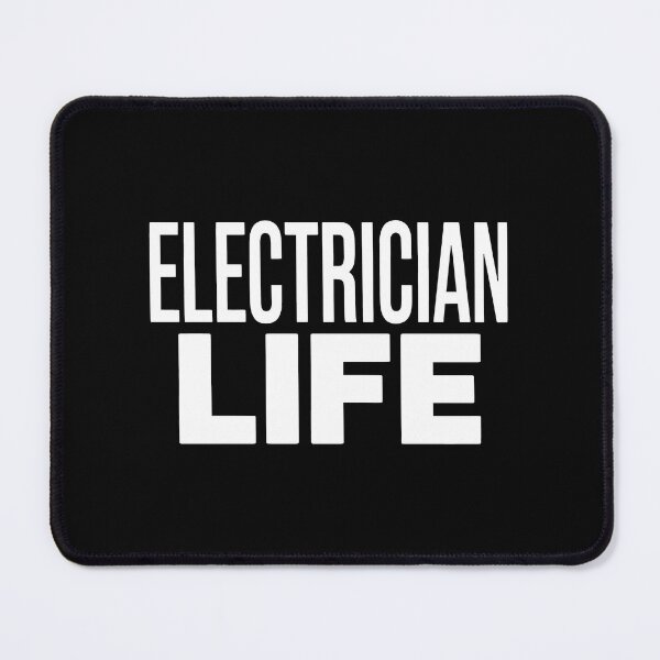 Item preview, Ultra Minimal Electrician Life Text designed and sold by SplashTastic.