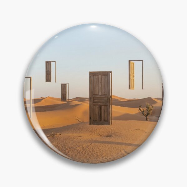 Item preview, Desert with Floating Doors designed and sold by Nice Vibes Prints.