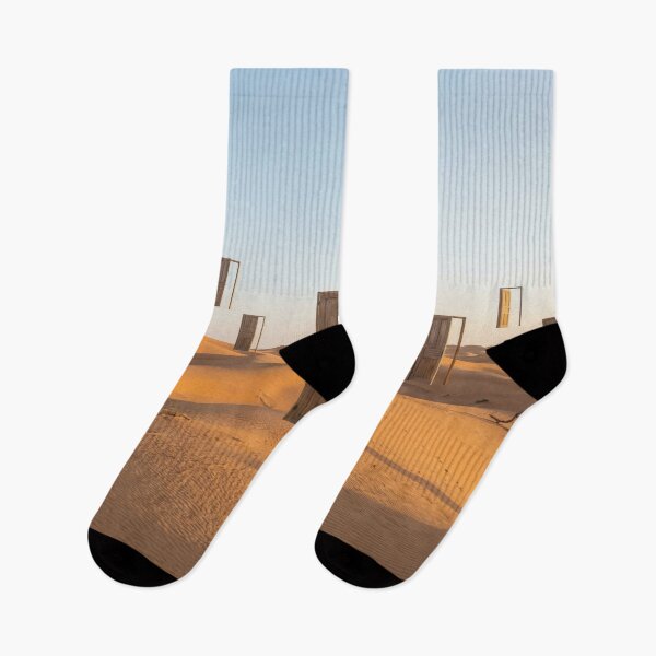 Item preview, Desert with Floating Doors designed and sold by Nice Vibes Prints.