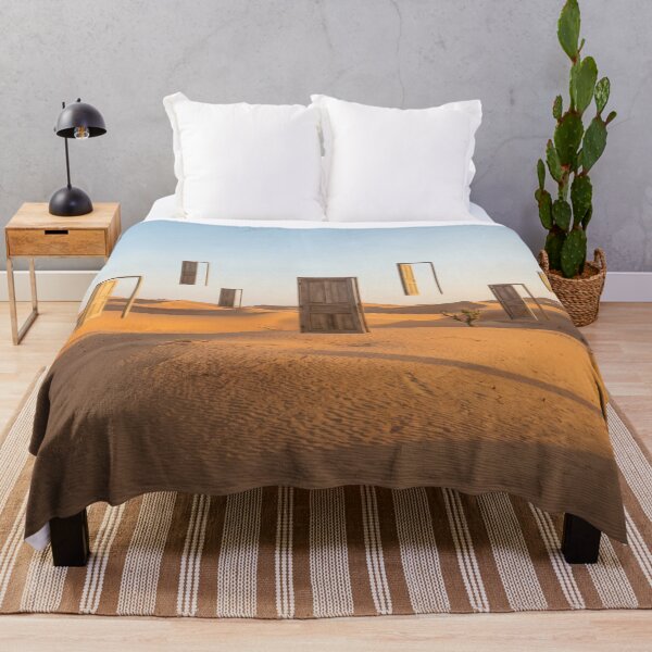 Item preview, Desert with Floating Doors designed and sold by Nice Vibes Prints.