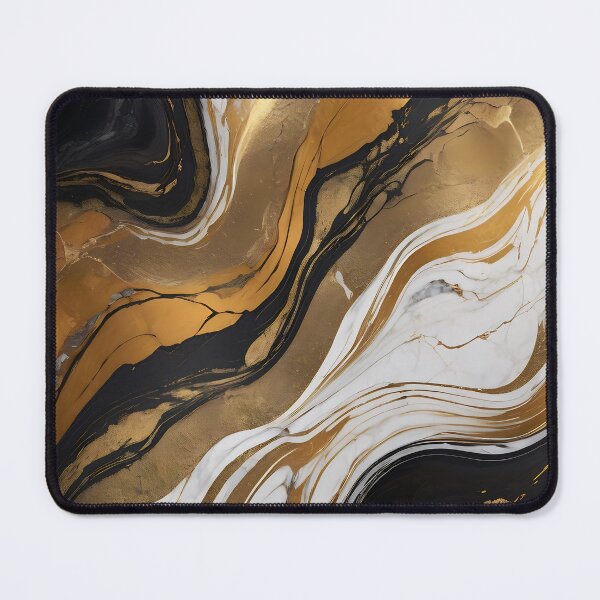 Item preview, Elegant Flowing Marble in Black and Gold Colors. designed and sold by MissYouONLY.