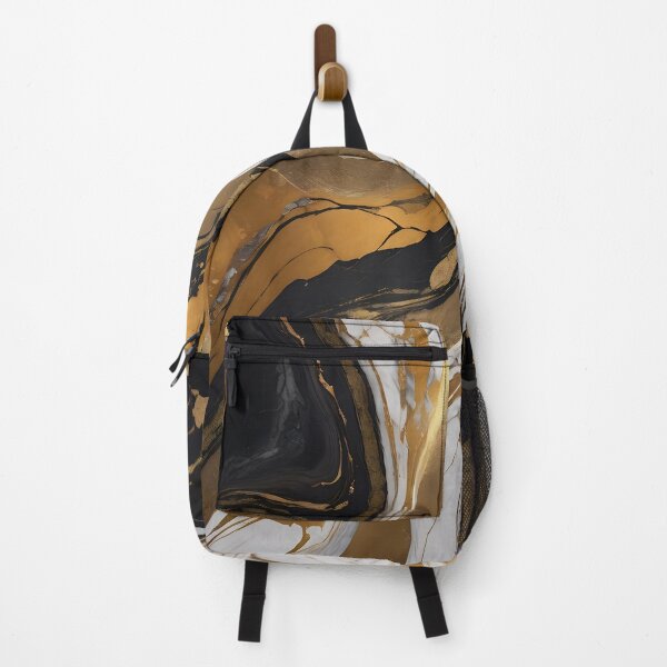 Item preview, Elegant Flowing Marble in Black and Gold Colors. designed and sold by MissYouONLY.