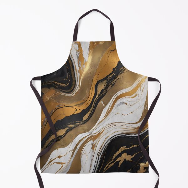 Item preview, Elegant Flowing Marble in Black and Gold Colors. designed and sold by MissYouONLY.
