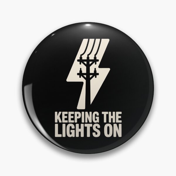 Item preview, Bold Keeping The Lights On Lineman Design designed and sold by SplashTastic.
