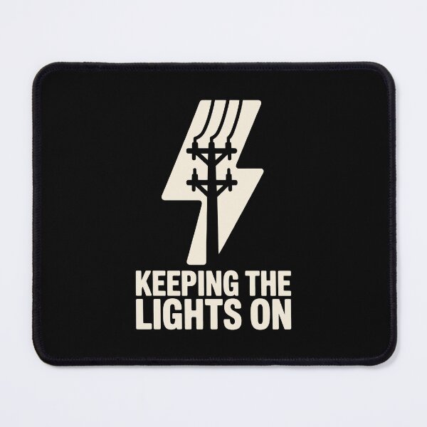 Item preview, Bold Keeping The Lights On Lineman Design designed and sold by SplashTastic.