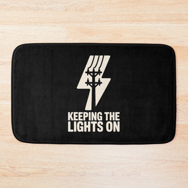 Item preview, Bold Keeping The Lights On Lineman Design designed and sold by SplashTastic.