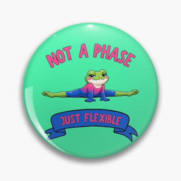 Item preview, Not A Phase, Just Flexible For Proud Bi People In Green designed and sold by Rainbow-Nation.