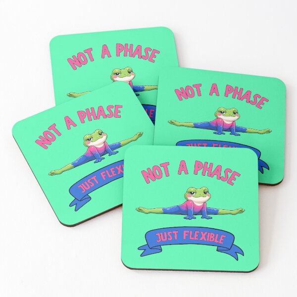 Item preview, Not A Phase, Just Flexible For Proud Bi People In Green designed and sold by Rainbow-Nation.