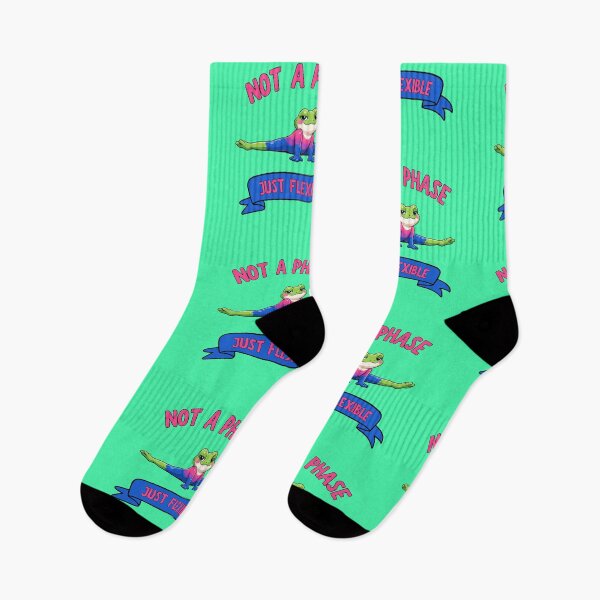 Item preview, Not A Phase, Just Flexible For Proud Bi People In Green designed and sold by Rainbow-Nation.