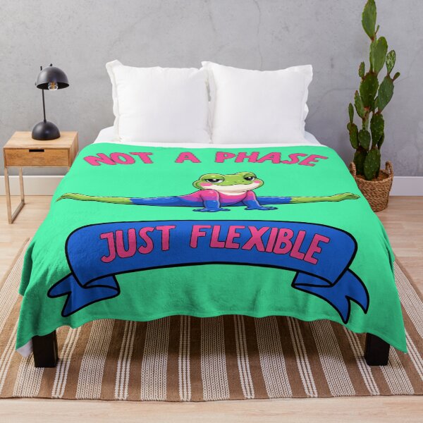Item preview, Not A Phase, Just Flexible For Proud Bi People In Green designed and sold by Rainbow-Nation.