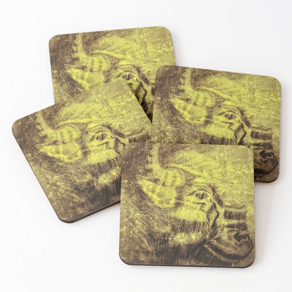 Item preview, Buffalo head in grunge  designed and sold by Matt Starr Fine Art .