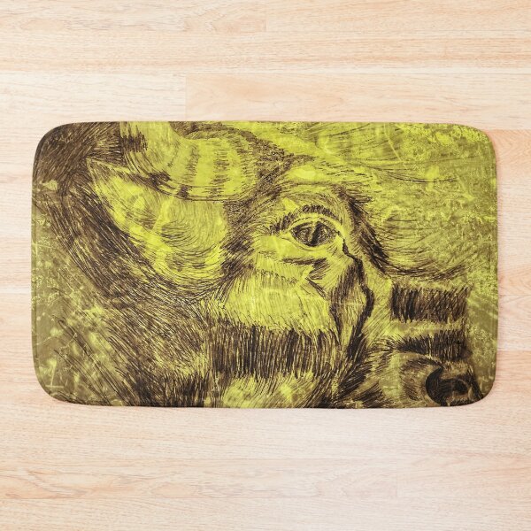 Item preview, Buffalo head in grunge  designed and sold by Matt Starr Fine Art .