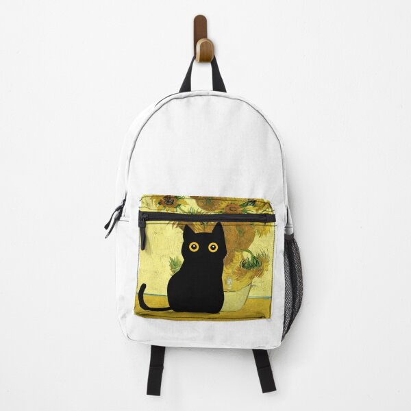 Item preview, cute cat with sunflowers designed and sold by PurrfectHome.